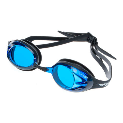 Goggles Spurt Senior - Crush black with blue lens
