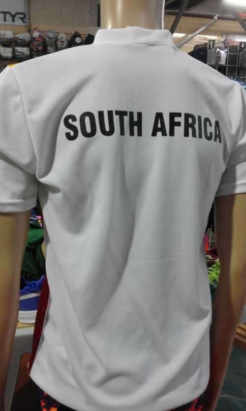 SA Flag Short Sleeve T-shirt unisex - Size Medium