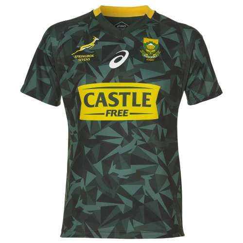 Springboks Men`s Sevens 7s Fan Home Jersey - Medium