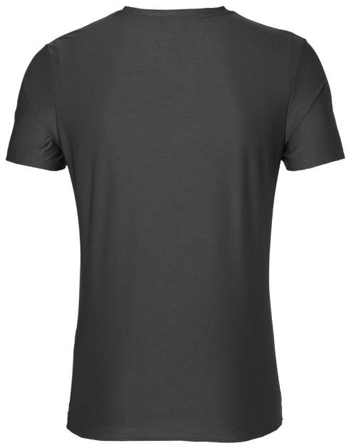 Asics Tee Men`s Graphic Spiral Logo Dark Grey / Black - 2X-Large