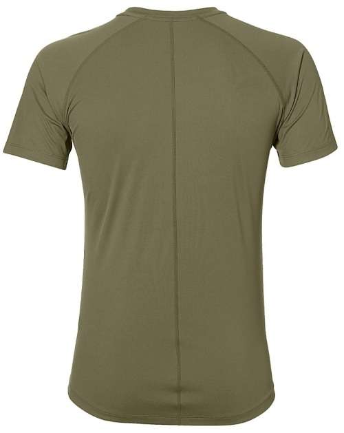 Asics Tee Men`s Stripe Olive - 2X-Large