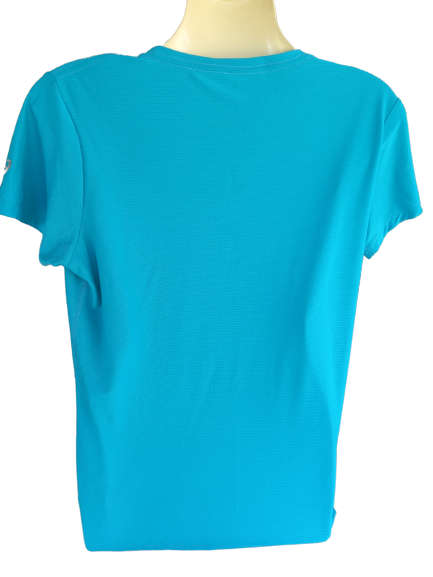 Asics Tee Ladies Graphic Spiral Arctic Aqua - X-Large (XL)