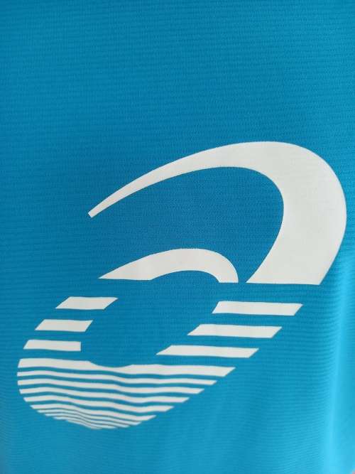 Asics Tee Ladies Graphic Spiral Arctic Aqua - X-Large (XL)