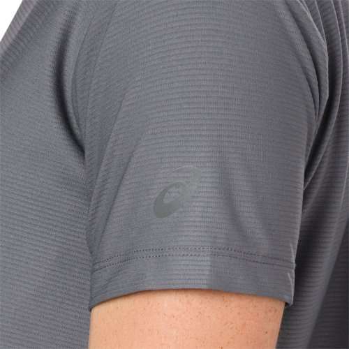 Asics Tee Ladies Graphic Spiral Carbon Grey - X-Large (XL) with FLAW