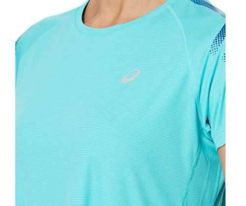 Asics Tee Ladies Silver Icon Ice Mint - X-Large