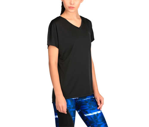 Puma Short Sleeve Tee Ladies Elevated Sporty - Medium (UK 12)