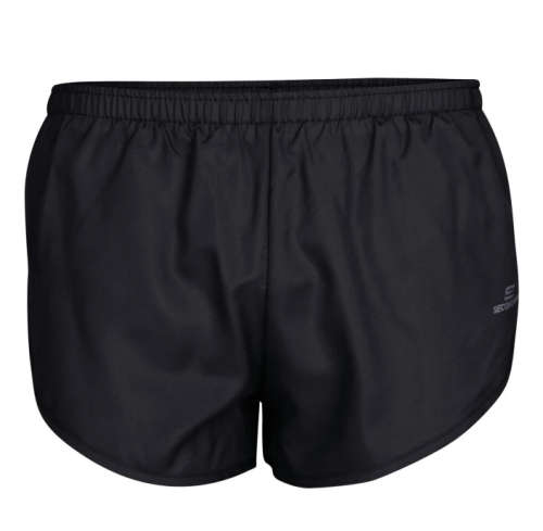 Running Shorts Mens High-Cut Second Skins: Black - Size 3X-Large
