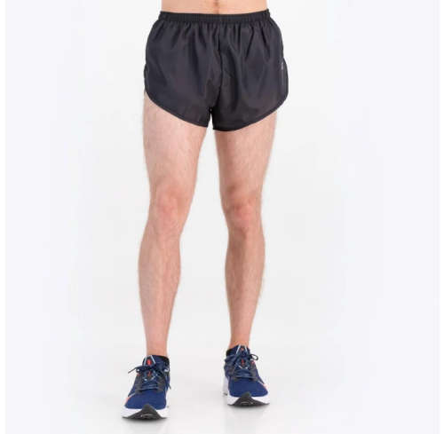 Running Shorts Mens High-Cut Second Skins: Black - Size 3X-Large