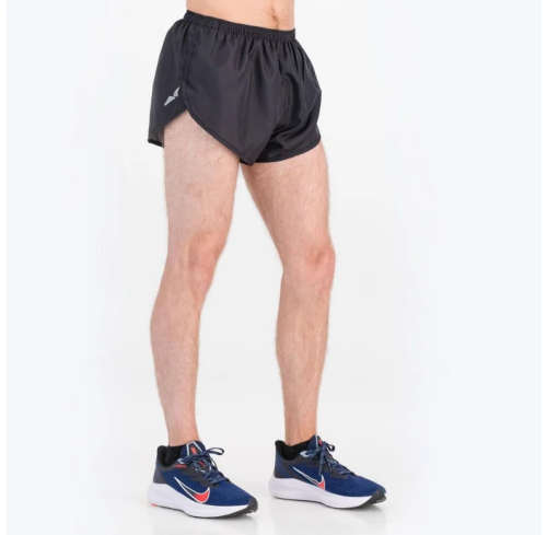 Running Shorts Mens High-Cut Second Skins: Black - Size 3X-Large