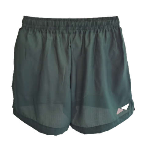Running Shorts Square Leg Second Skins Bottle Green - Size Medium