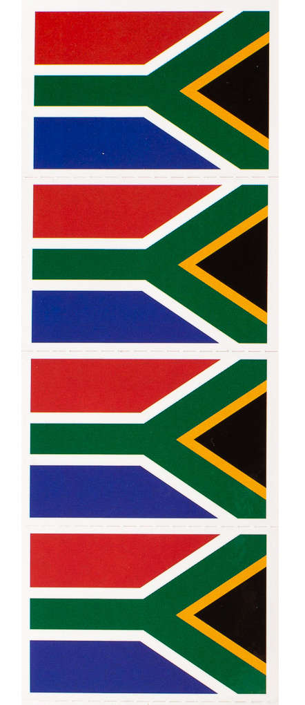 SA Flag Tattoo Temporary (set of 8)