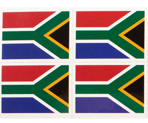 SA Flag Tattoo Temporary (set of 8)