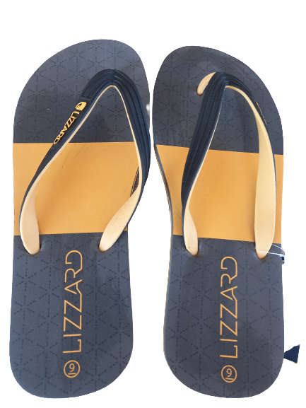 Lizzard sandals flip-flops men`s vivid mustard - size UK 9