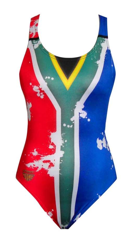 SA Flag Costume Ladies and Girls - Size 38