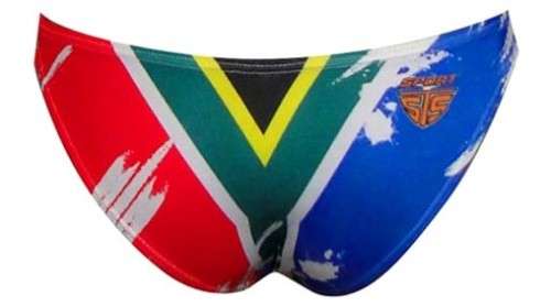 SA Flag Bikini Bottom - size 38 or X-Large