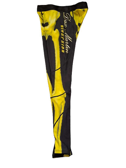 Tights Compression Ankle length Skeleton Bones - Size Small (S)