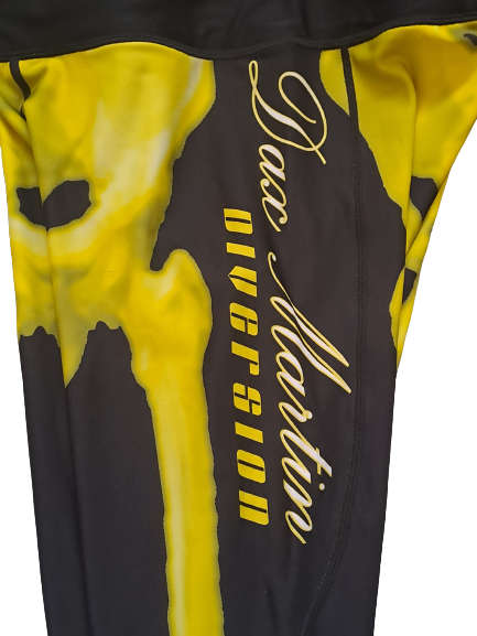 Tights Compression Ankle length Skeleton Bones - Size Small (S)