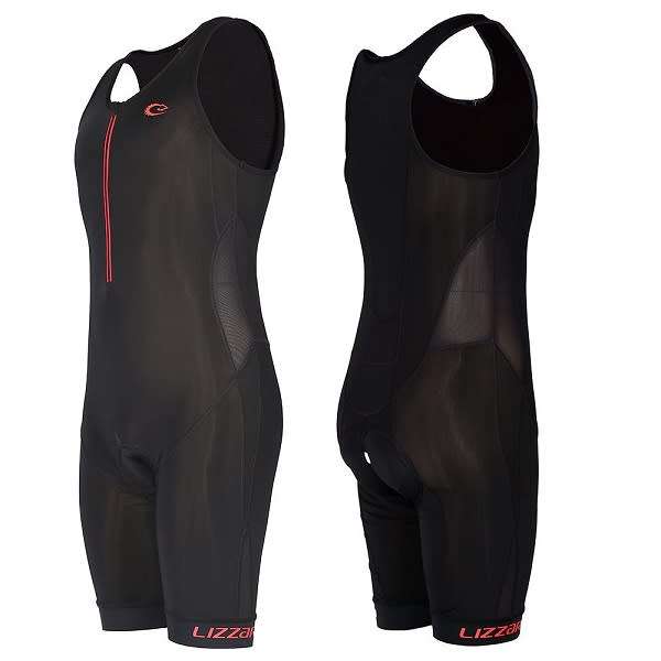 Triathlon Suit (Tri-Suit) Men`s Lizzard Rollan Black/Red - Size XS (X-Small)