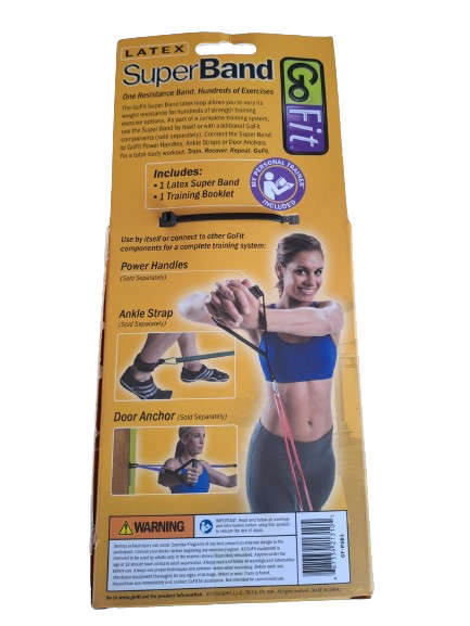 Resistance Band Go Fit Super Band 40 - 80 LBS Red