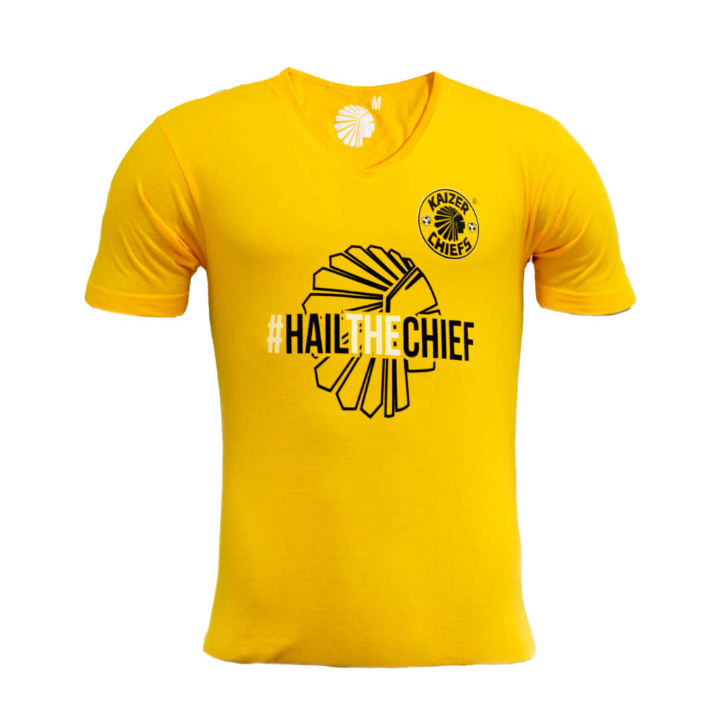 Kaizer Chiefs Tee Shirt Medium #Hail The Chief - with flaw