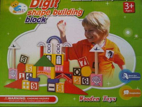 49 Piece Digit shape building block.