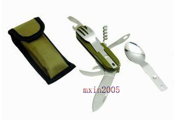 Army Style Camping Utensil Set