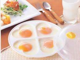 Heart Shaped Eggs. Wow how cool is this !!!