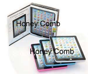 Touch Type iPad, Multimedia ultra thin learning pad. BLUE.