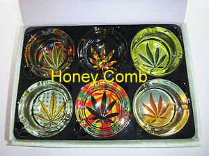 Ashtray. They cool, funny and made of high quality glass.