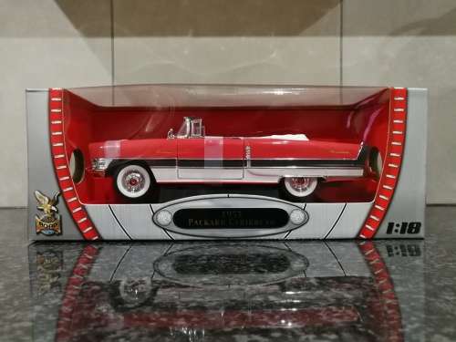 1:18 1955 Packard Caribbean Convertible - Red / Black / White