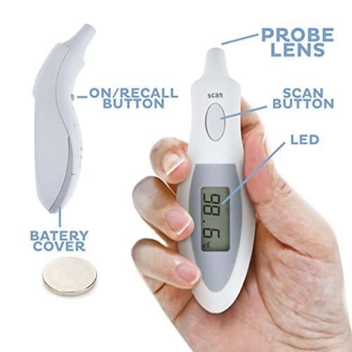 Best Medical Ear Thermometer, 1 Second Quick Read, Baby, Child, Adult Thermometer, Highly Accurate I