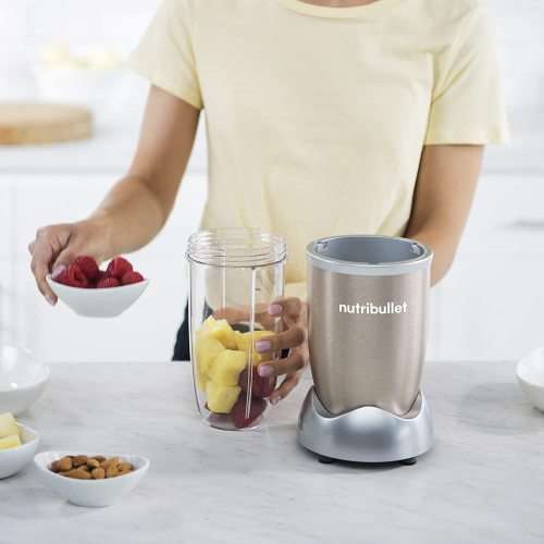 NutriBullet Pro - 13-Piece High-Speed Blender/Mixer - Recipe Book Included (900 Watts)