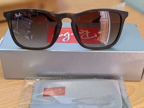 Ray-Ban Rb4187f Chris Asian Fit Square Sunglasses