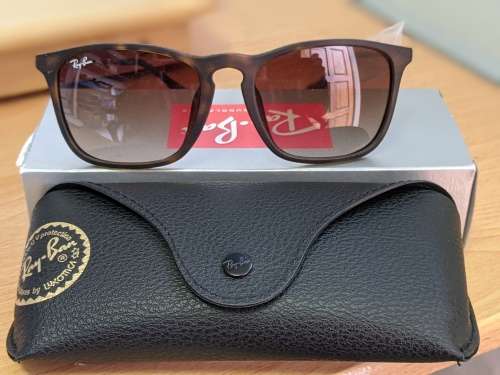 Ray-Ban Rb4187f Chris Asian Fit Square Sunglasses