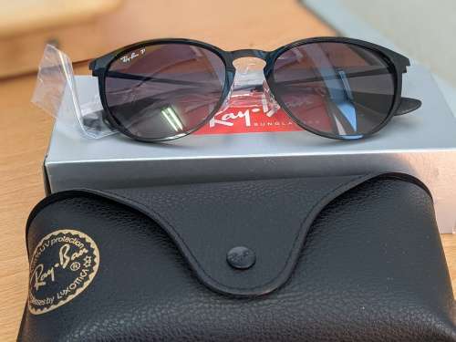 Ray-Ban Rb3539 Erika Metal Round Sunglasses - Polarized