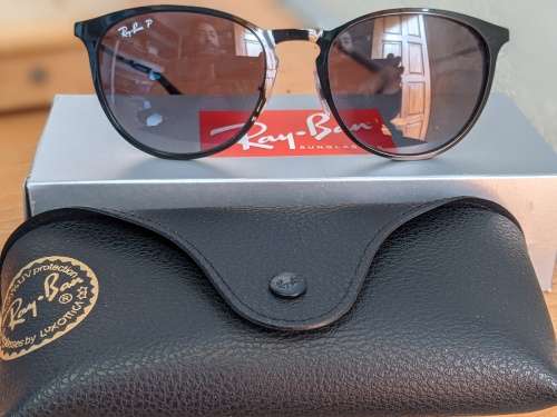 Ray-Ban Rb3539 Erika Metal Round Sunglasses - Polarized
