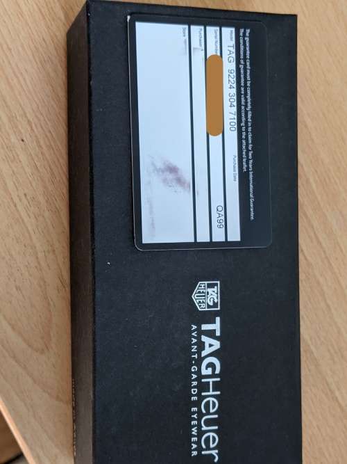 TAG Heuer Men`s Polarized 9224 304 Racer 2 Black Full Rim Wrap Around Green Lens Sunglasses