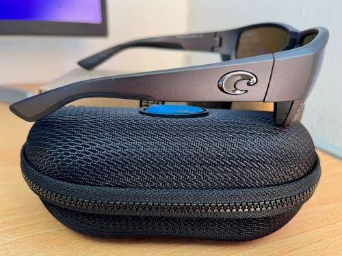 Costa del Mar - Tuna Alley - Matte steel grey with blue mirror lens