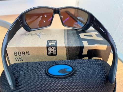 Costa del Mar - Tuna Alley - Matte steel grey with blue mirror lens