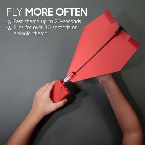 POWERUP 2.0 Paper Airplane Conversion Kit | Electric Motor for DIY Paper Planes | Fly Longer and ...