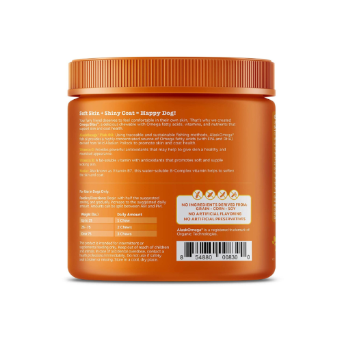 Zesty Paws Omega BitesTM for Dogs With AlaskOmega® Fish Oil