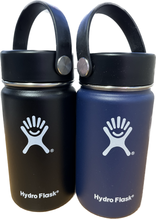 Hydro Flask Wide Mouth Bottle with Lid - Insulated Water Bottle Travel  - Black - 346ml