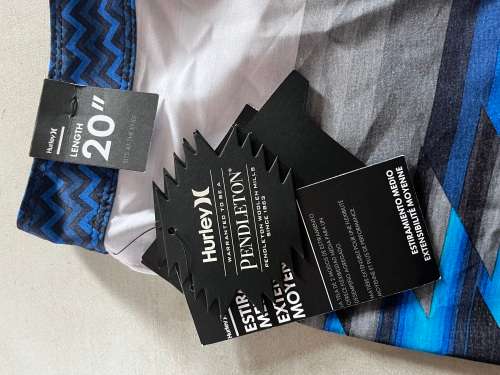 Hurley Pendleton board shorts - Size 32 - Length 20`