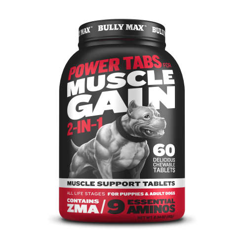 Bully Max Dog Muscle Supplement - 60 Tables - lasts upt o 2 months