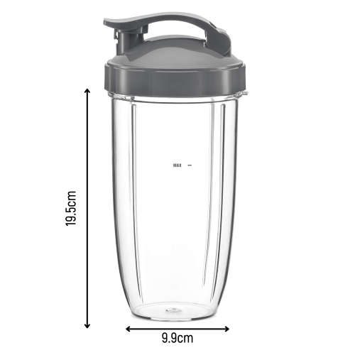 Replacement Nutribullet Cup - 945ml - with Flip Top To-Go Lid - (2 pack)