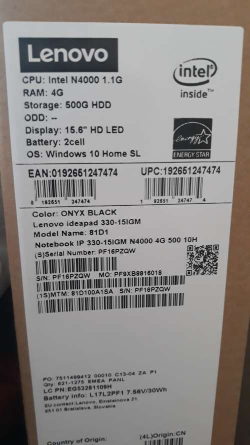 Brand New Lenovo Laptop