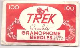 OLD GRAMOPHONE NEEDLE PACKETS TREK 100 NEEDLES PRICE EACH