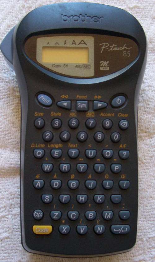 HANDHELD BROTHER PORTABLE LABELLING MACHINE FOR SALE