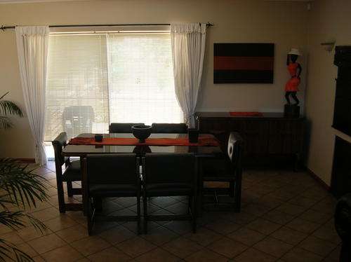 6 piece dining table and cabinet