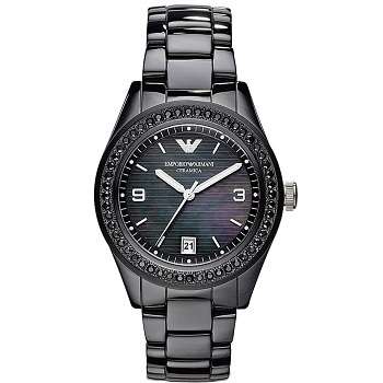 Emporio Armani (1426) Woman's Black Ceramic Watch